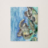 ウミガメ ジグソーパズル (縦)