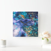 ウミガメ スクエア壁時計 (ホーム)