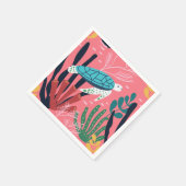 ウミガメ スタンダードカクテルナプキン (角)