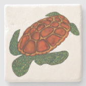 ウミガメ ストーンコースター (正面)