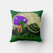 ウミガメ、スパークリー枕 クッション (裏面)