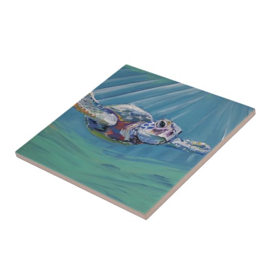 ウミガメ タイル (側面)