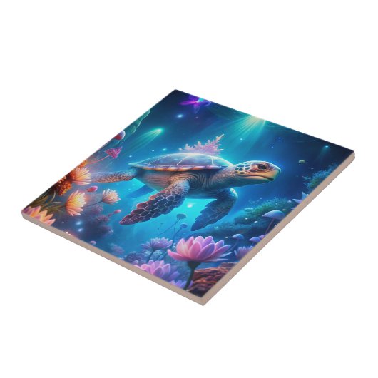 ウミガメ タイル (側面)