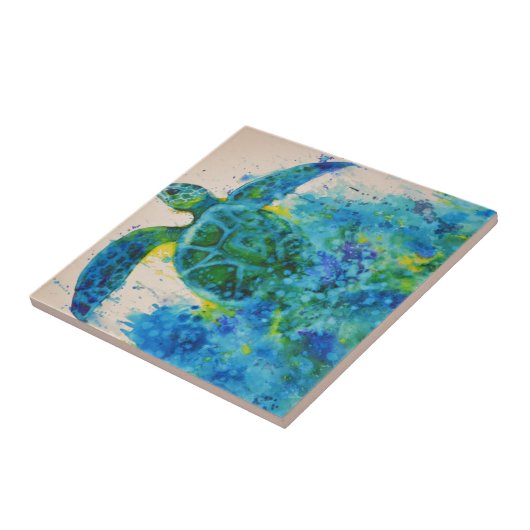 ウミガメ タイル (側面)