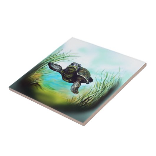 ウミガメ タイル (側面)