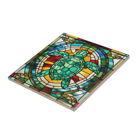 ウミガメ タイル (側面)