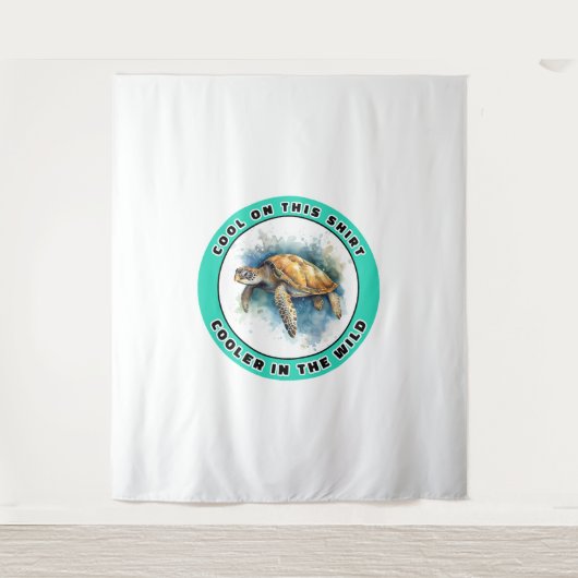 ウミガメ タペストリー (正面)