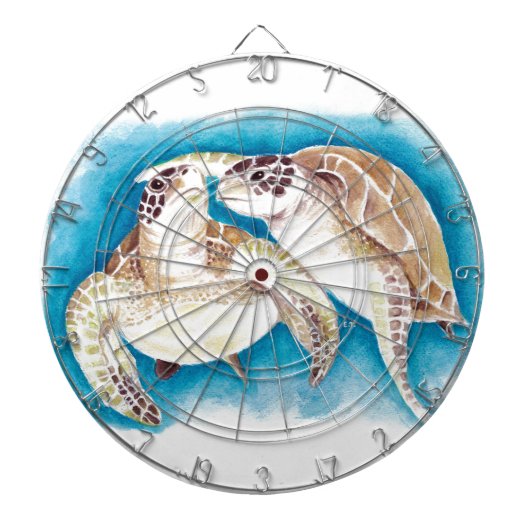 ウミガメ ダーツボード (正面)