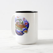 ウミガメ ツートーンマグカップ (正面左)