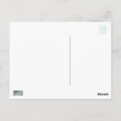 ウミガメ、テクスチャアート製品 ポストカード (裏面)