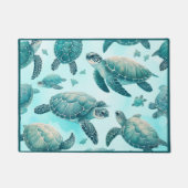 ウミガメ ドアマット (正面)