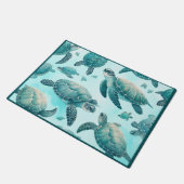 ウミガメ ドアマット (アングル)