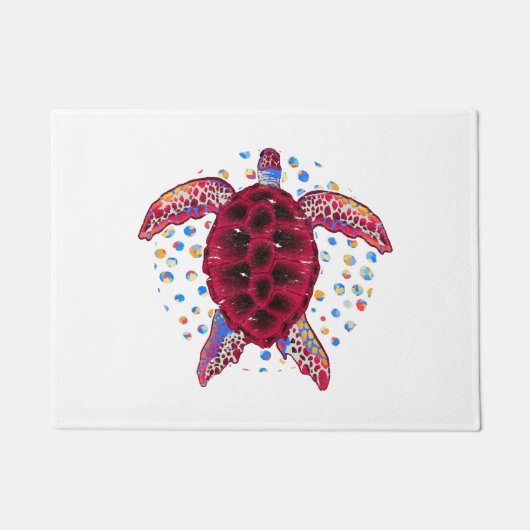 ウミガメ ドアマット (正面)