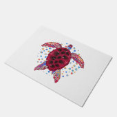 ウミガメ ドアマット (アングル)