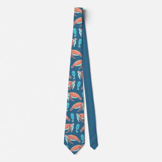 ウミガメ ネクタイ (正面)