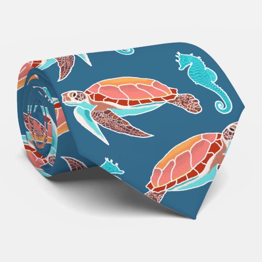 ウミガメ ネクタイ (ロール)