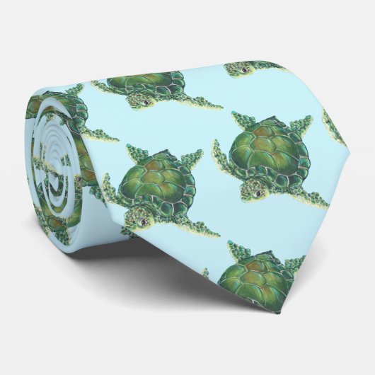 ウミガメ ネクタイ (ロール)
