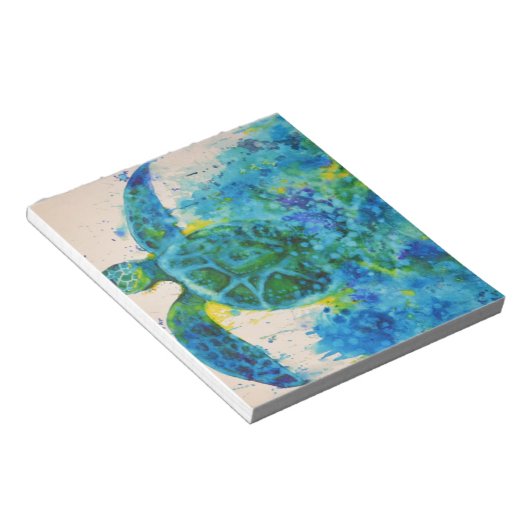 ウミガメ ノートパッド (アングル)