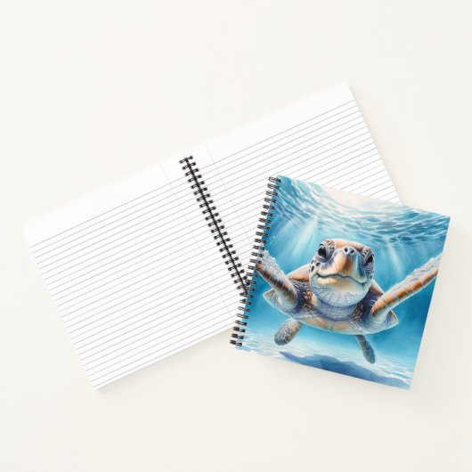 ウミガメ ノートブック (内部)