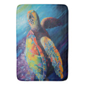 ウミガメ バスマット (正面縦)