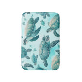 ウミガメ バスマット (正面縦)