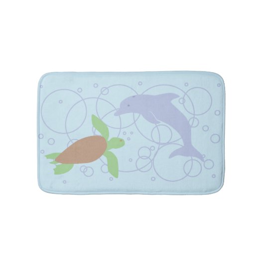 ウミガメ バスマット (正面)