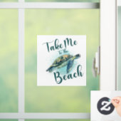 ウミガメ、ビーチに連れて行け ウィンドウサイン (ホーム)