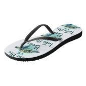 ウミガメ、ビーチに連れて行け ビーチサンダル (アングル)