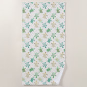 ウミガメ ビーチタオル (正面)