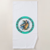 ウミガメ ビーチタオル (正面)