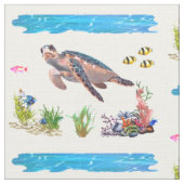 ウミガメ ファブリック (クローズアップ)