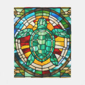 ウミガメ フリースブランケット (正面)