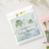 ウミガメ – ベビーシャワー フェイバーバッグ (封をした状態)