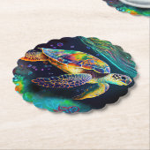 ウミガメ ペーパーコースター (アングル)