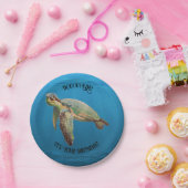 ウミガメ ペーパープレート (パーティー)