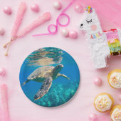 ウミガメ ペーパープレート (パーティー)