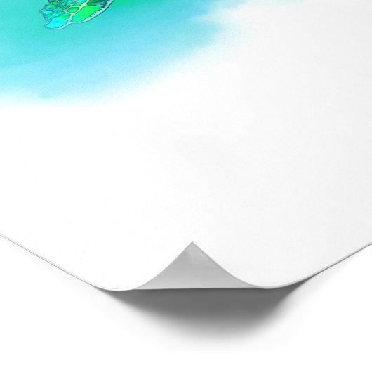 ウミガメ ポスター (角)