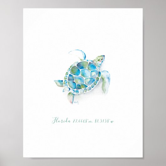 ウミガメ ポスター (正面)