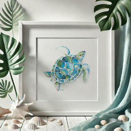 ウミガメ ポスター