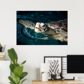 ウミガメ ポスター (ホームオフィス)