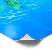 ウミガメ ポスター (コーナー)