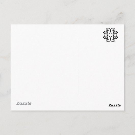 ウミガメ ポストカード (裏面)