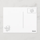 ウミガメ ポストカード (裏面)