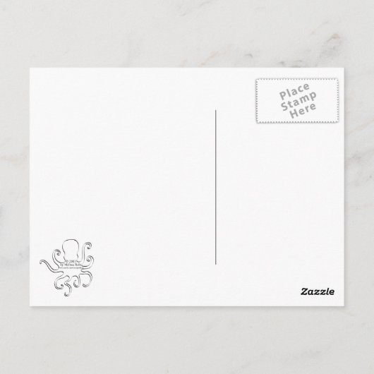 ウミガメ ポストカード (裏面)