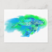 ウミガメ ポストカード (正面)