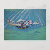 ウミガメ ポストカード (正面)