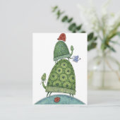 ウミガメ ポストカード (スタンド正面)