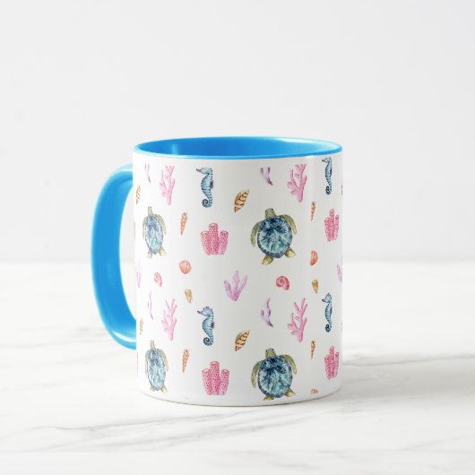 ウミガメ マグカップ (正面左)