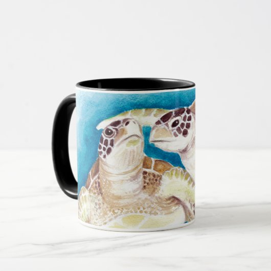 ウミガメ マグカップ (正面左)