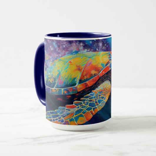 ウミガメ マグカップ (正面左)